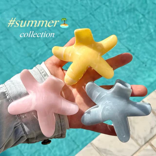 Cute 514 กิ๊บรวบผม กิ๊บหนีบผมปลาดาวสีหวาน กิ๊บงับผมแฟชั่น
