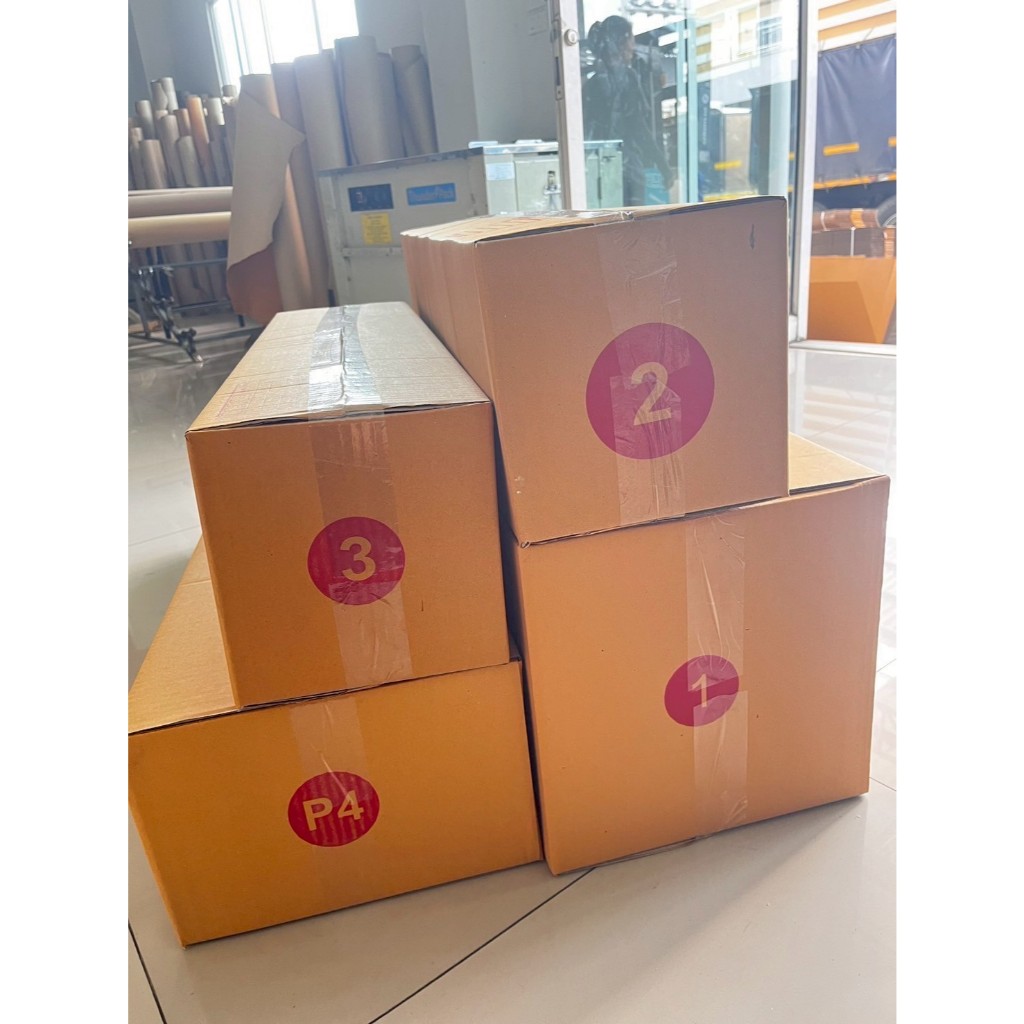 กล่องใส่ต้นไม้  กล่องไปรษณีย์ 3ชั้น เบอร์ 1/2/3/p1/p2//p4/ฉ+13 (แพ๊ค10ใบ)
