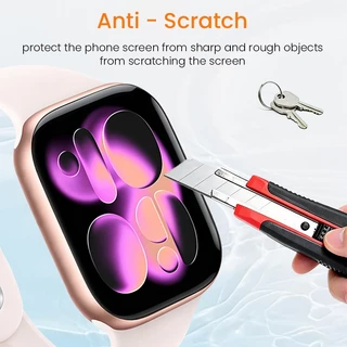 Hoerrye 3PCS ป้องกันหน้าaจอ ฟิล์ม for Apple Watch Ultra S11/10 46มม. 42มม. HD Hydrogel กันรอย อ่อนนุ่ม ไม่มีฟองอากาศ
