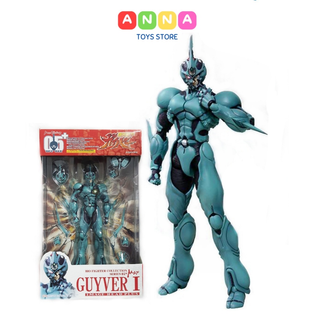 โมเดล กายเวอร์ 1 BIO FIGHTER COLLECTION MAX 05+ GUYVER I "IMAGE HEAD PLUS" MAX FACTORY ของแท้