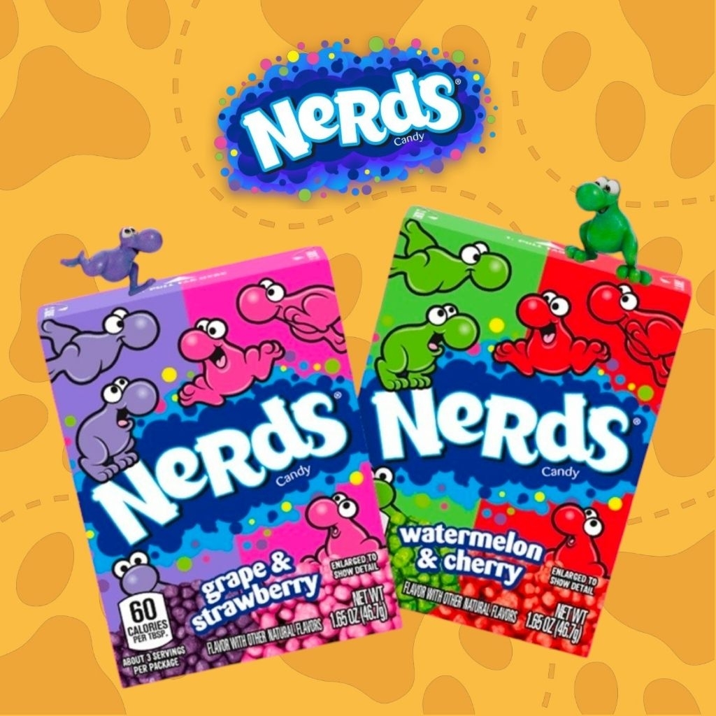 🇺🇲 Nerds Candy Grape and Strawberry Candy 46g.