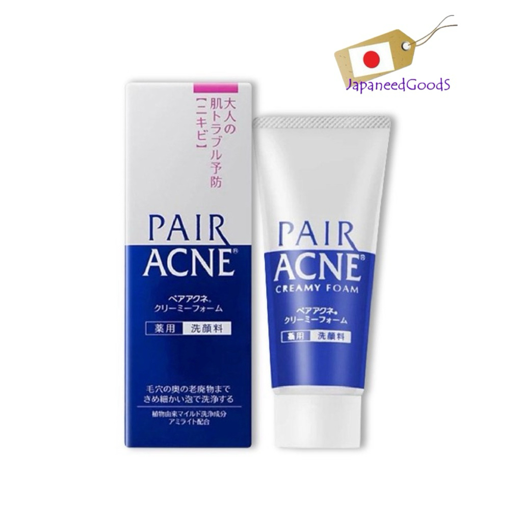 โฟมล้างหน้า Lion Pair Acne Creamy Foam ขนาด 80กรัม จากญี่ปุ่น