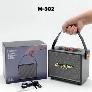 ลำโพงบลูทูธไร้สาย M-302 เสียงทรงพลัง 10 วัตต์ พกพาสะดวก แบตเตอรี่ในตัว Bluetooth speaker