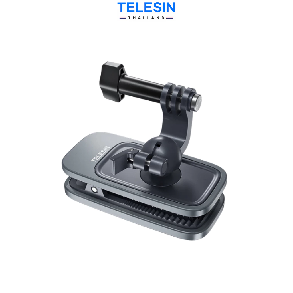TELESIN GoPro / DJI / Insta360 360 Rotary Backpack Clip Mount คลิปหนีบสายกระเป๋า