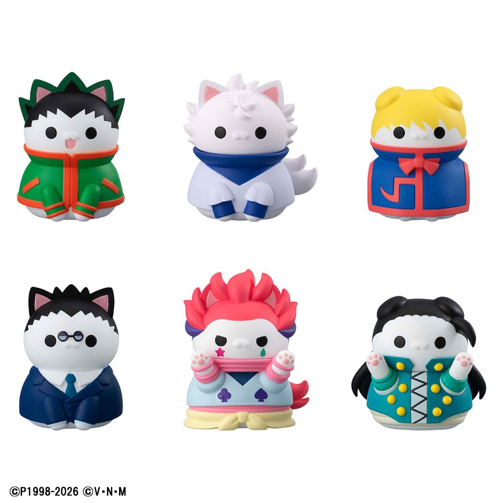 (🔴PRE-ORDER ทักแชทก่อนสั่ง) MEGA CAT PROJECT Hunter x Hunter NYANTER x NYANTER HUNTER x CAT 8Pack BOX (Rel.12/2026)