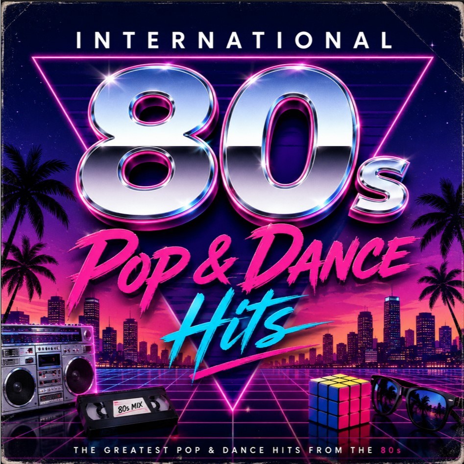 สากลยุค 80 International 80s Pop & Dance Hits (แผ่น CD , USB แฟลชไดร์ฟเพลง ไม่ติดลิขสิทธิ์)