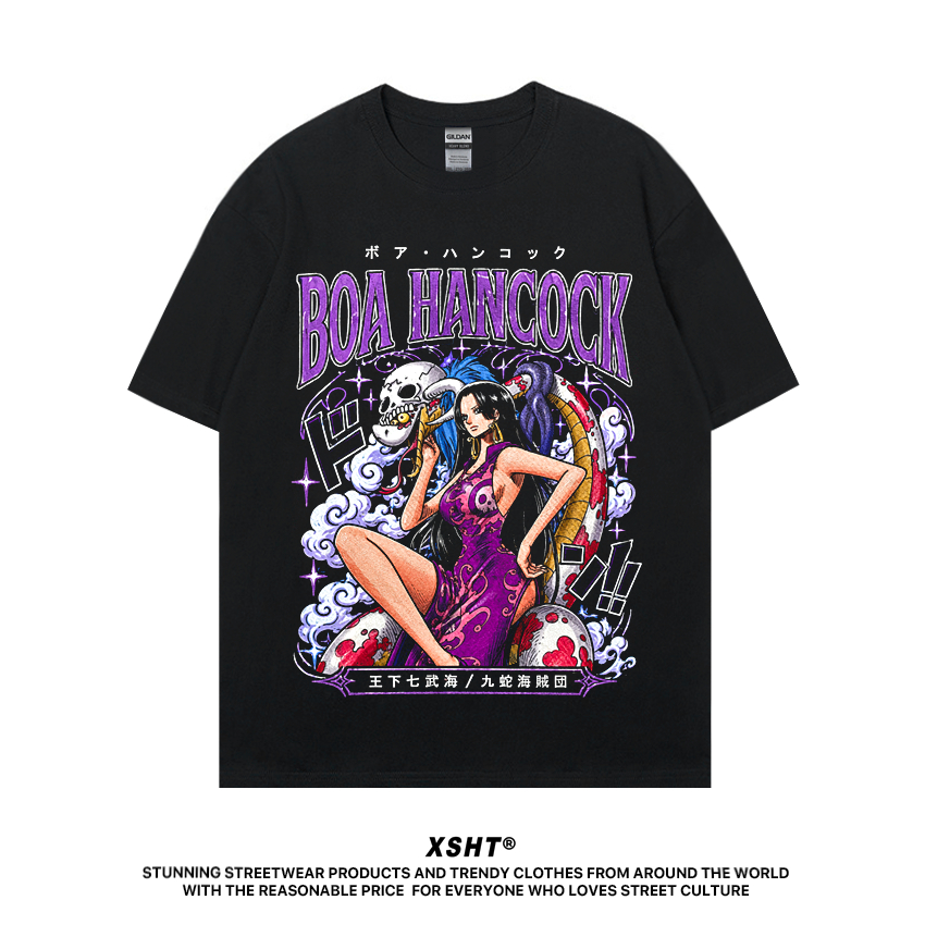 🔥พร้อมส่ง🔥 เสื้อ One Piece : Boa Hancock (OP07-051) - Black (สีดำ) by XSHT