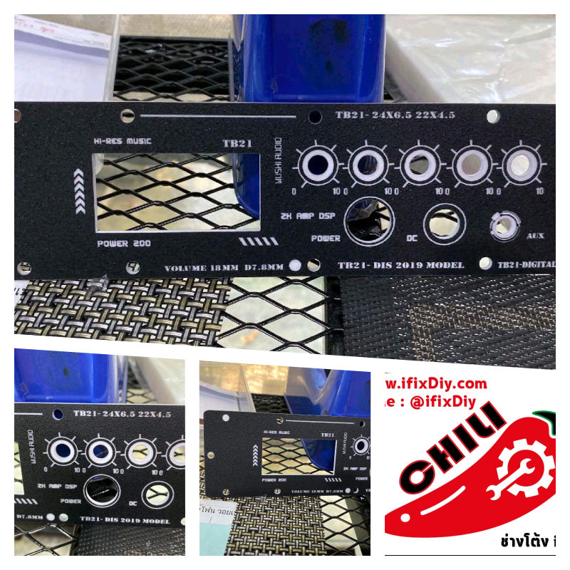 เพลท TB21 Digital 24x6.5 ช่อง 22x4.5 แผ่นสีดำผิวทราย โมเดล 2019 สอบถามข้อมูลเพิ่มเติมทักแชท