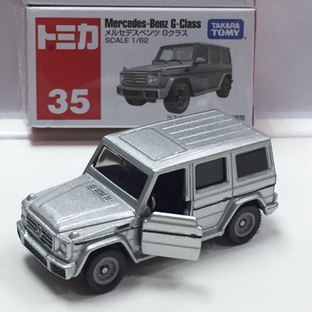 #ของเข้าแล้ว Tomica 1/64 no.35 Mercides Benz G-class สี silver