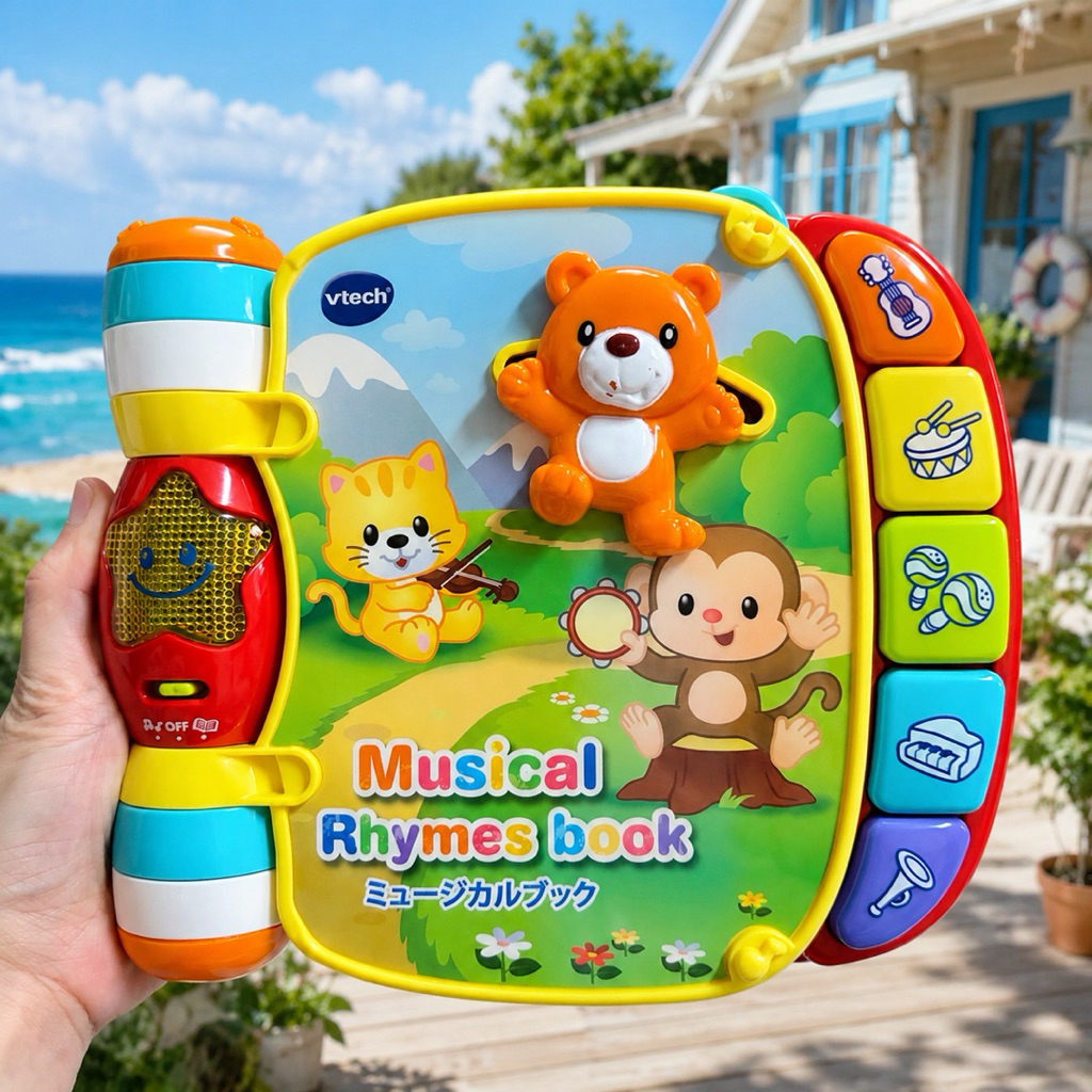 ของเล่นหนังสือนิทานเพลง หนังสือกดมีเสียง Vtech Musical Rhymes Book 📚แท้💯มือสอง