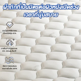 GreaME สูง 8 นิ้ว นุ่มนอนสบาย ที่นอนสปริง ความยืดหยุ่นสูง รองรับทุกสัดส่วนของร่างกาย 3.5ฟุต 5ฟุต 6 ฟุต ที่นอน
