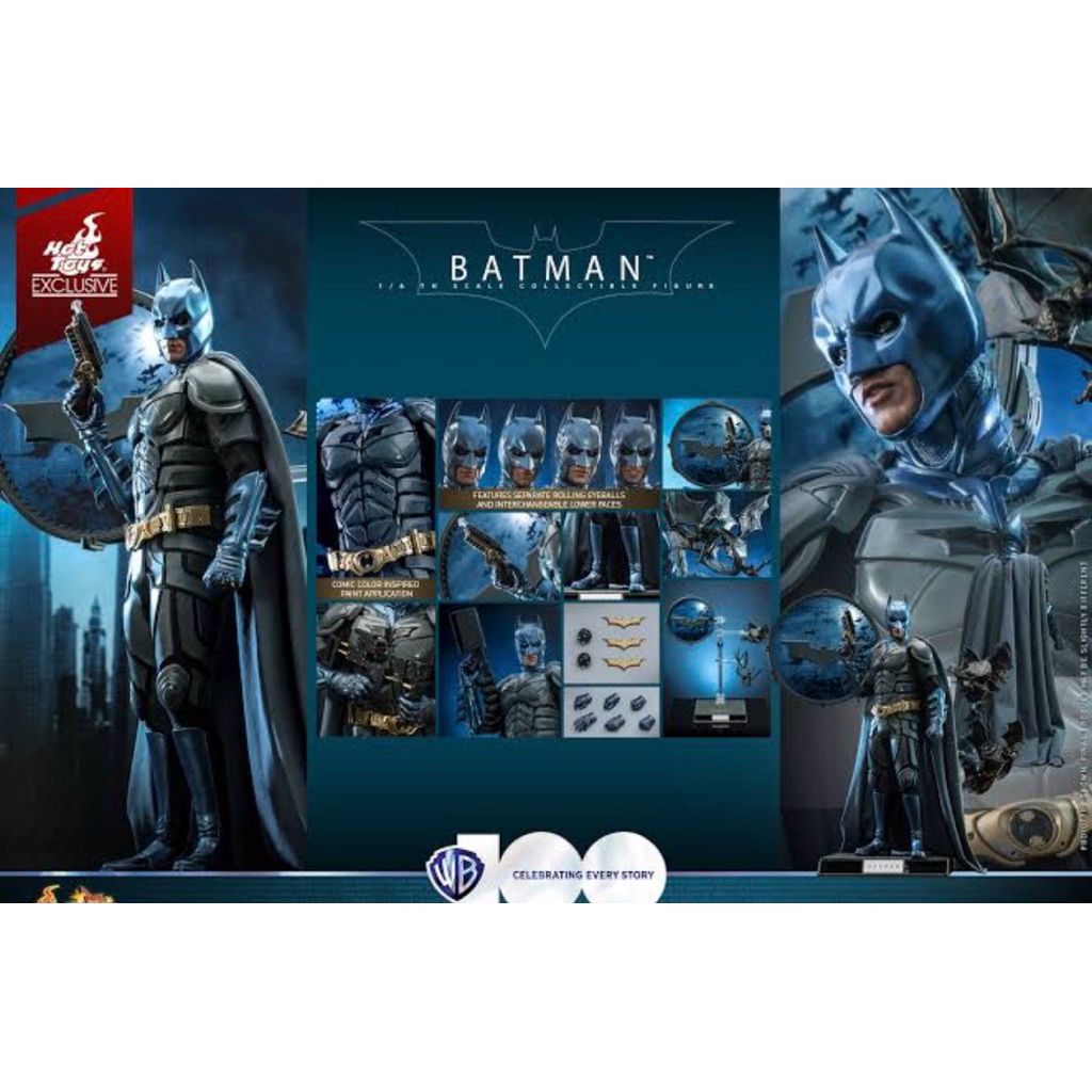 Hot Toys MMS697 batman WB 100 Exclusive