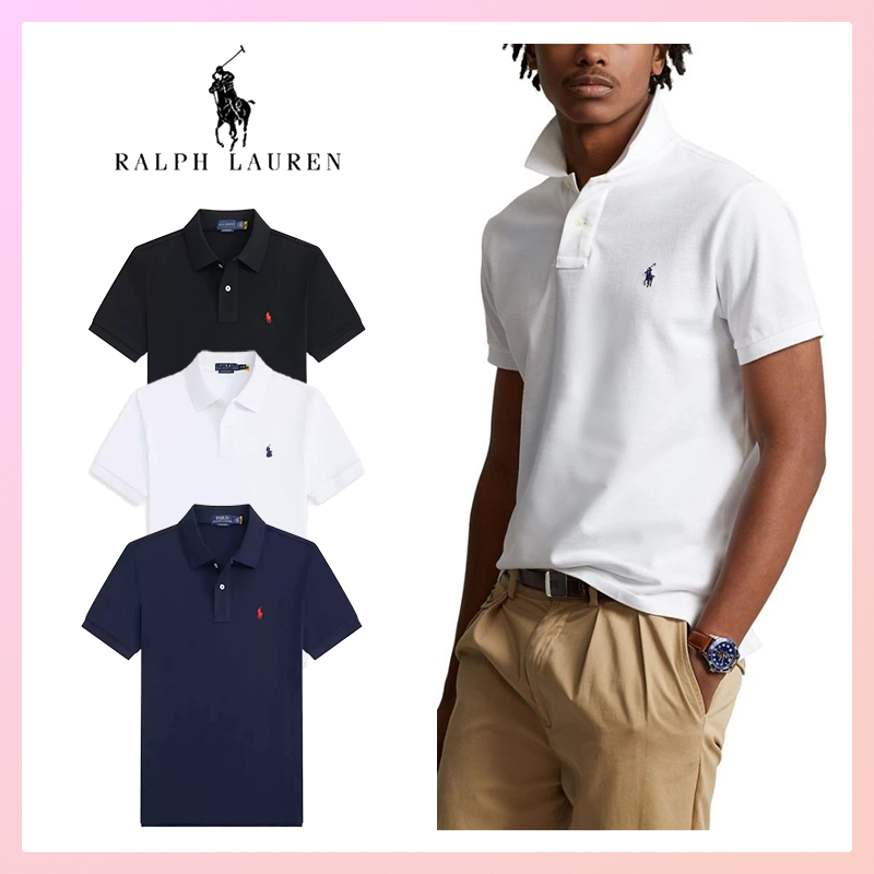 เสื้อโปโล Ralph Lauren ทรงเข้ารูป สวมใส่สบาย มีให้เลือกสามสี