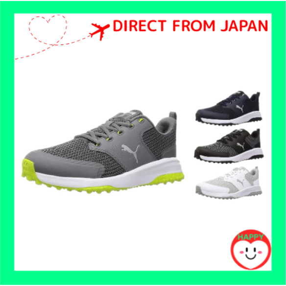 รองเท้ากอล์ฟไร้ปุ่มสตั๊ด PUMA Grip Fusion Sport 3.0 สำหรับผู้ชาย【Direct from japan】