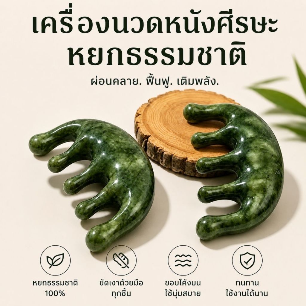 GUASHA-NATURAL☘️หินกัวซา หินนวดสปา นวดกดจุด ใช้ขูดเส้น รีดเส้น เพื่อผ่อนคลาย นวดศรีษะ นวดกระชับกรอบหน้าและลำตัว☘️ ราคาถูก Shopee Lazada