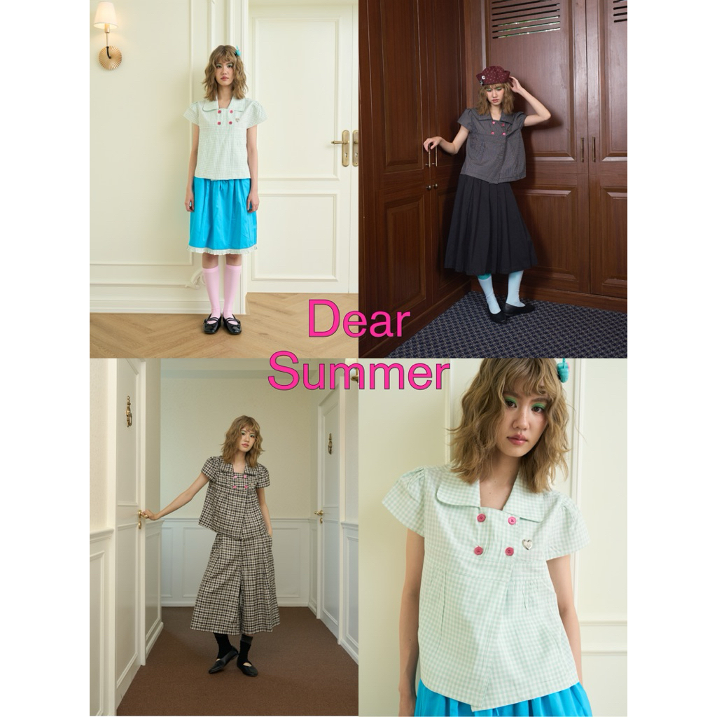 6.6 Dear summer เสื้อเชิร์ตแขนสั้น🌞🧵