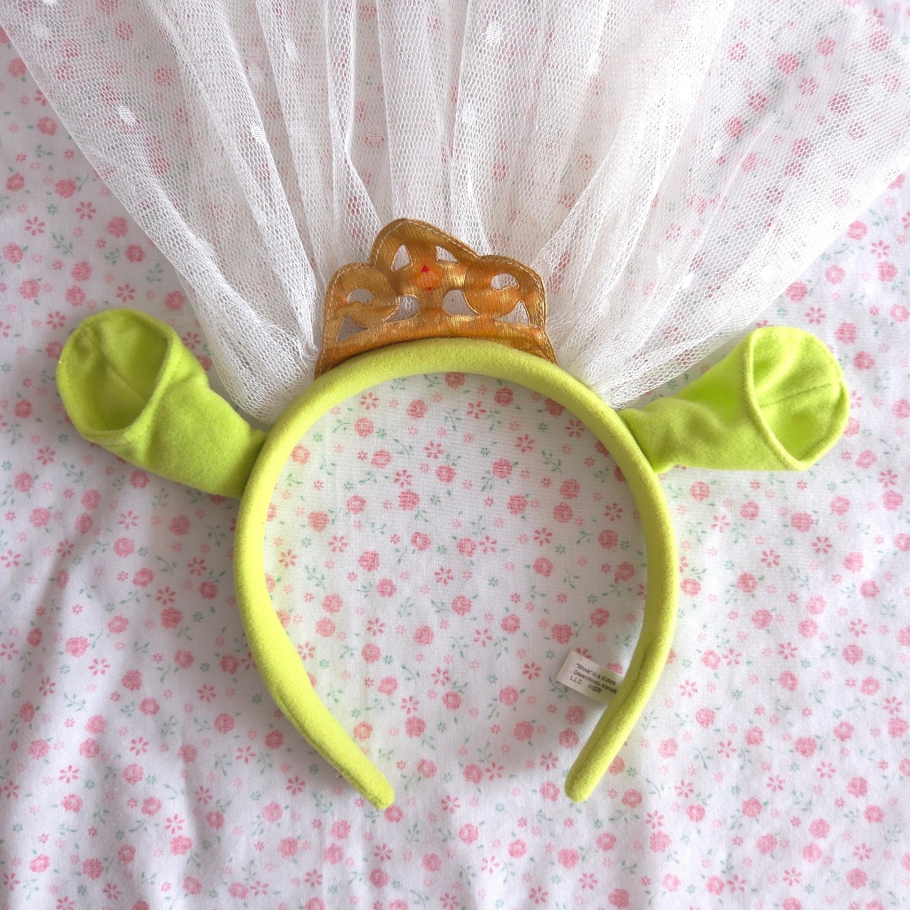 ที่คาดผม หญิงฟีโอน่า (Shrek Princess Fiona Headband) สีเขียว Universal Studios Japan ของแท้