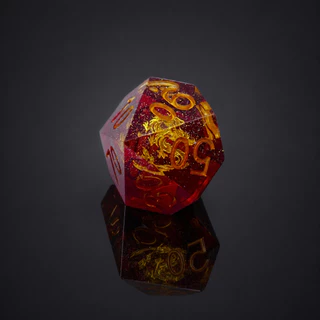 Sharp Edge Dice D4 D6 D8 D10 D12 D20 D100 (1ลูก, 1die) | DnD D&D MTG RPG TRPG บอร์ดเกม Magic เมจิก