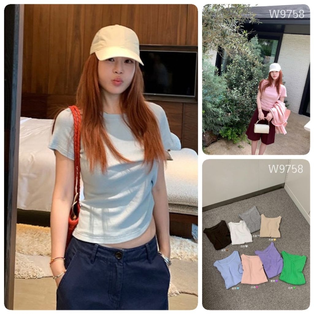 W9758 เสื้อแฟชั่น Tag🇰🇷🛍️WGWE