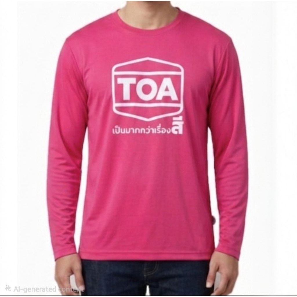 เสื้อช่าง TOA ฟิวเสื้อปุ๋ย😊 แขนยาวเนื้อผ้าเบา ใส่สบายกันร้อน งานลิขสิทธิ์แท้