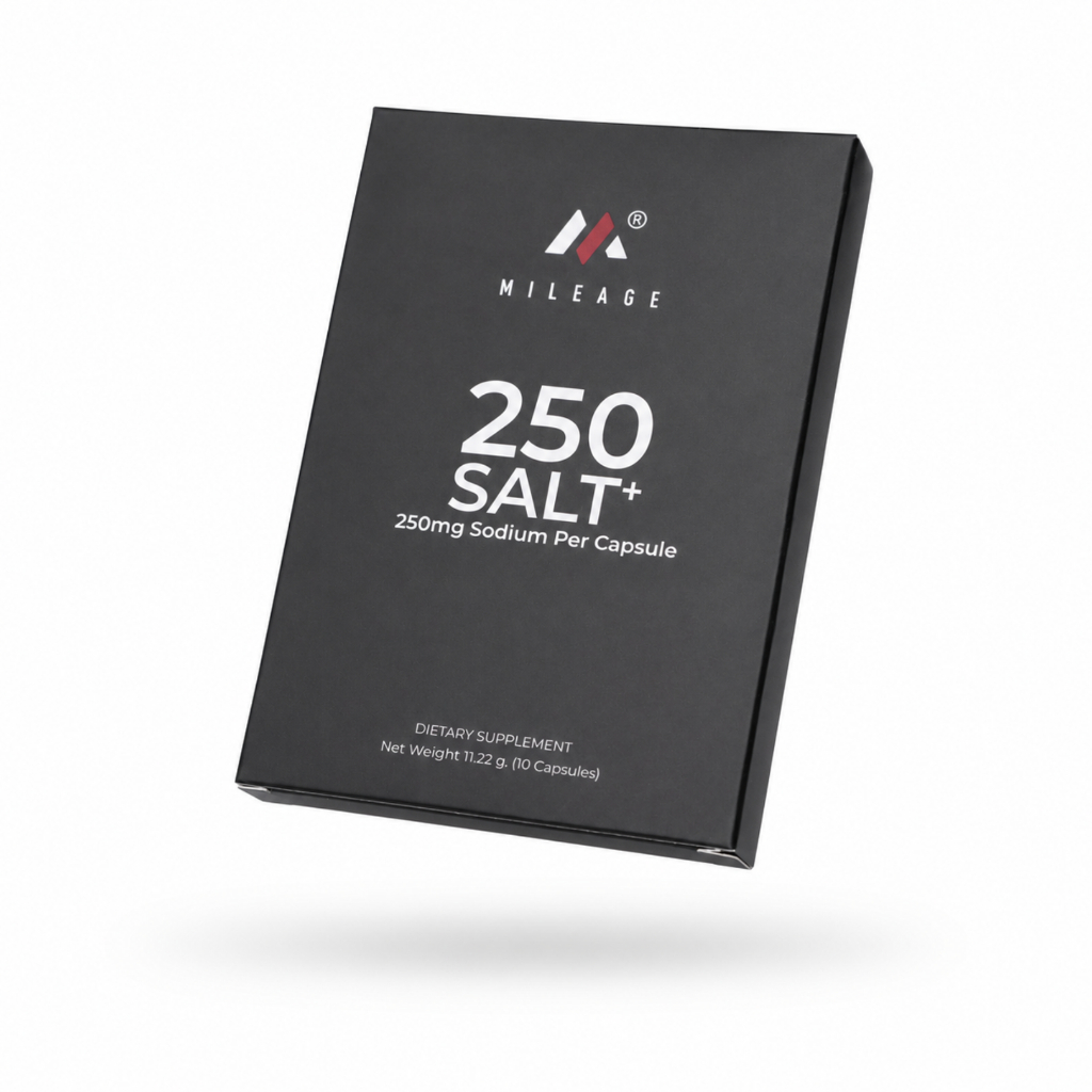 250SALT+ Mileage Ultra electrolyte capsules เกลือแร่แคปซูล สำหรับเล่นกีฬา