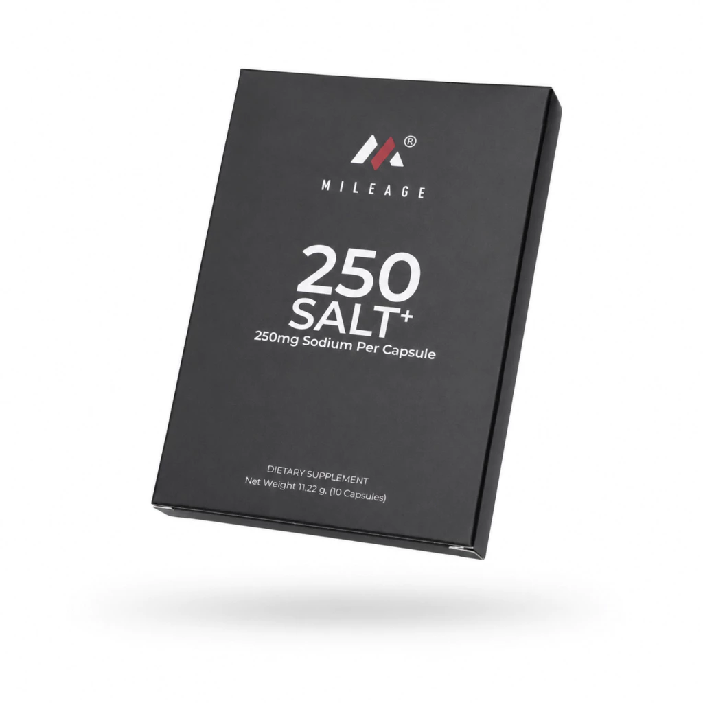 250SALT+ Mileage Ultra electrolyte capsules เกลือแร่แคปซูล สำหรับเล่นกีฬา