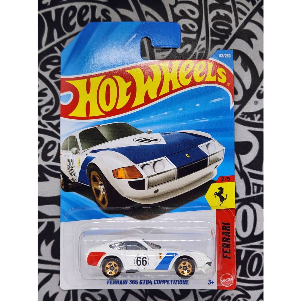 Hotwheels รถเหล็ก 1/64 Ferrari 365 GTB4 Competizione