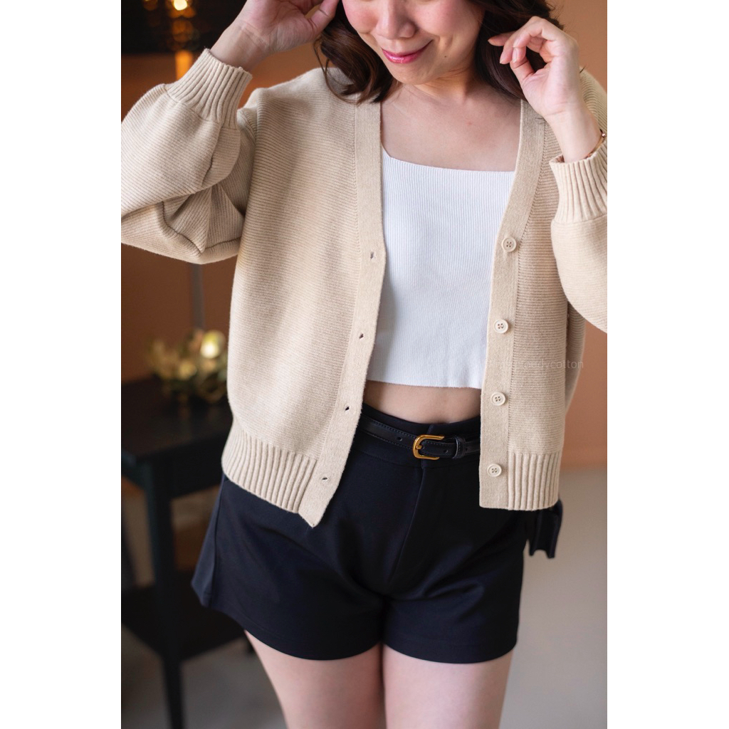 [เก็บโค้ด ลดเพิ่ม] ms.cloudycotton- Miko Cardigan เสื้อคลุมคาร์ดิแกน ผ้าไหมพรมทอลอน เนื้อนิ่ม ใส่สวย