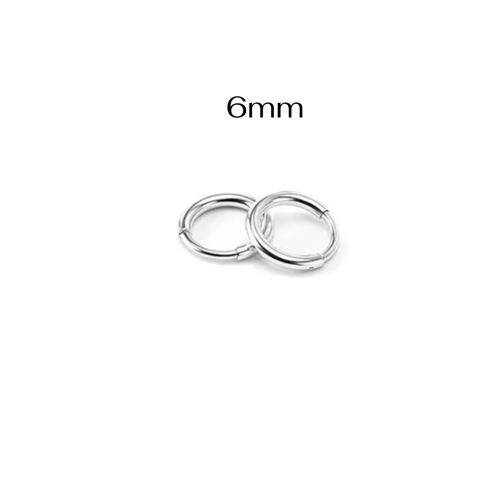 Piercingroom by Jay حلقان تيتانيوم Clicker سادة (زوج) — صورة 3