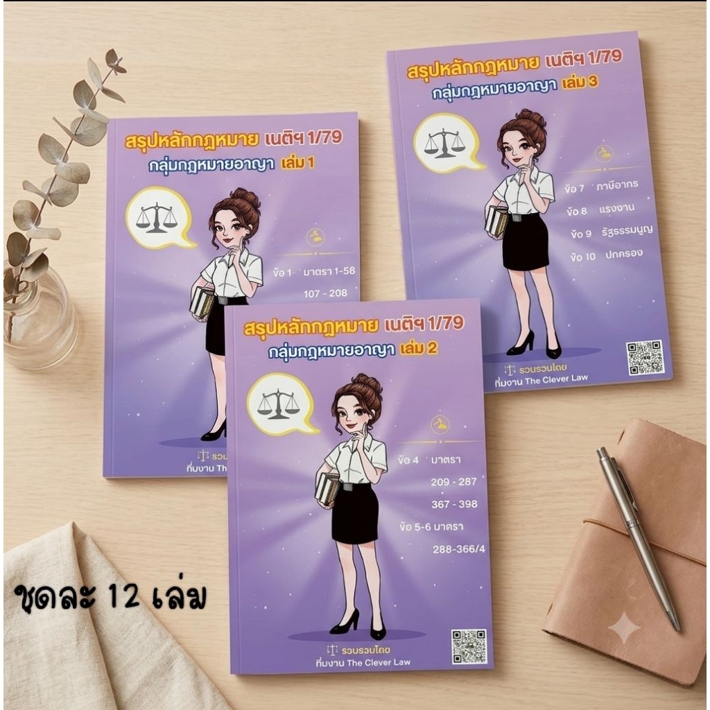 the clever law ชีทสรุปคำบรรยายเนติฯ ภาค 1/79 ขาอาญา(แบบเล่ม)