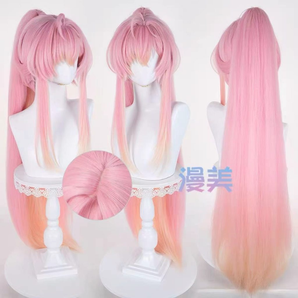 สินค้าพร้อมส่ง MANMEI | Wuthering Waves Aemeath Aemath Cosplay Wig Aymis Esmir 90cm WuWa WW