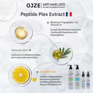 OJZE Anti Hair Loss Conditioner 250ml ครีมนวดลดผมร่วง