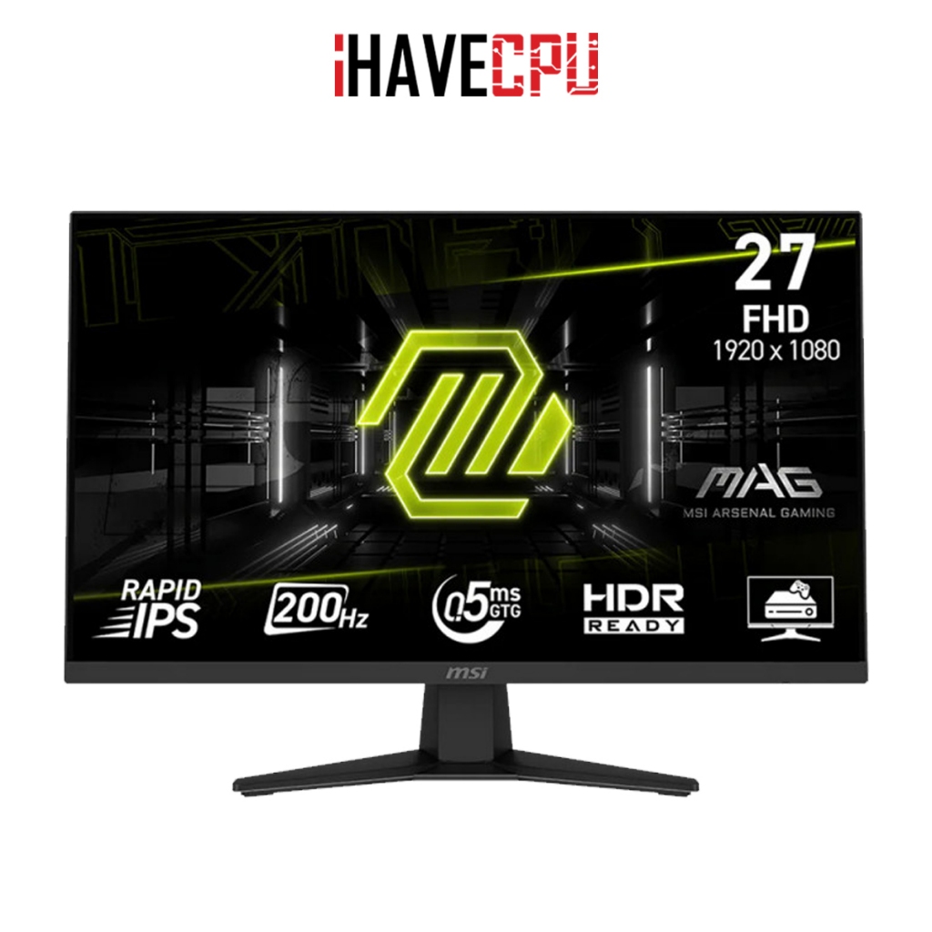 จอมอนิเตอร์ (monitor) iHAVECPU MSI MAG 274F - 27 RAPID IPS FHD 200Hz
