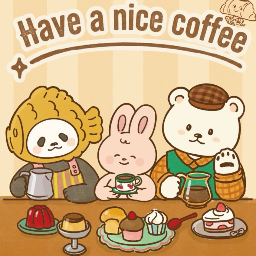 🌼꒰ พร้อมส่ง ꒱🌼 Planet bear : Bear Coffee Club รวมสินค้า Planet Bear
