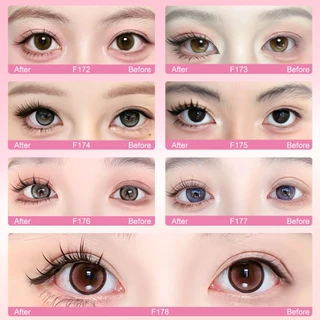 Dreehalo ขนตาปลอมไร้กาว 3D แบบปริมาณเยอะ นุ่มเบา ติดทนนาน ใช้ซ้ำได้ เหมาะสำหรับมือใหม่ ลุคสงกรานต์F175