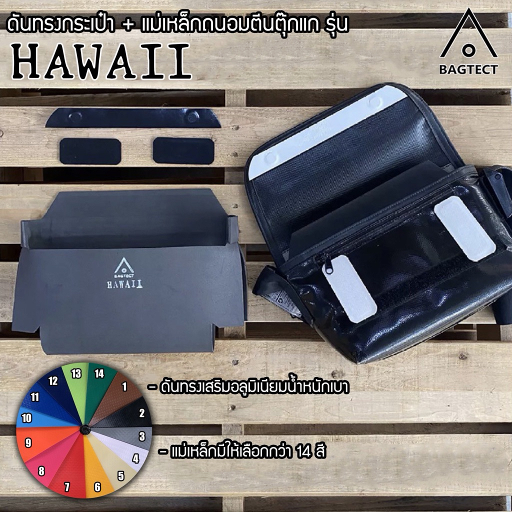 (พร้อมส่ง) ชุดดันทรงและแม่เหล็กถนอมตีนตุ๊กแกกระเป๋าFreitag รุ่น HAWAII (F41)รุ่นใหม่ (ไม่รวมกระเป๋า)
