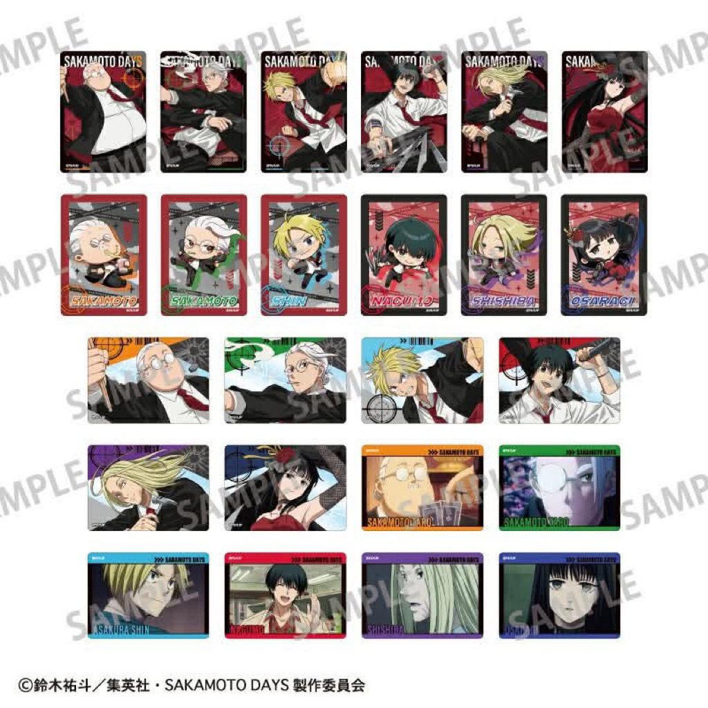 (1 ซอง) Sakamoto Days | Picharmclear card collection การ์ดใสสะสม ซากาโมโต้ เดย์ ลิขสิทธิ์แท้ 1 ซองไดการ์ด 2 ใบ