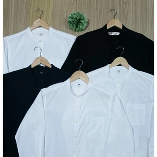 เสื้อคอจีนH&M,Uniqlo,Mujiแท้💯.เป็นงานมือ2สภาพสวยผ้าดีใส่สบาย