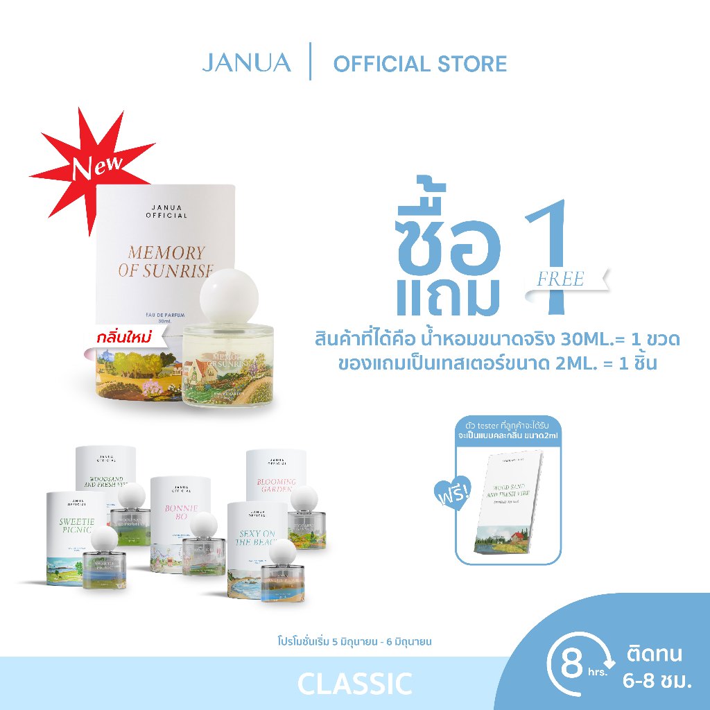 JANUA  : [แถมเทสเตอร์ 2ml.] Collection Classic ขนาด 30ml.