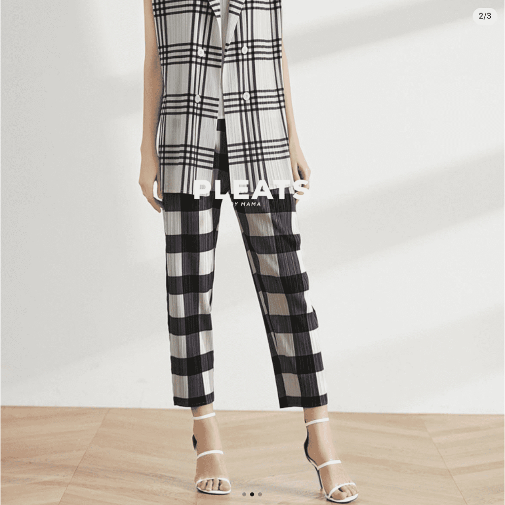 กางเกงอัดพลีท รหัส TS003 ยาว 35.5 นิ้ว- PLEATS BY MAMA PANTS