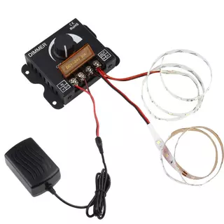 หรี่ไฟDC LED Dimmer 12V-24V 30A สวิทช์ดิมเมอร์ ปรับแสงสว่าง เครื่องปรับแรงดันไฟฟ้าหรี่แสงได้