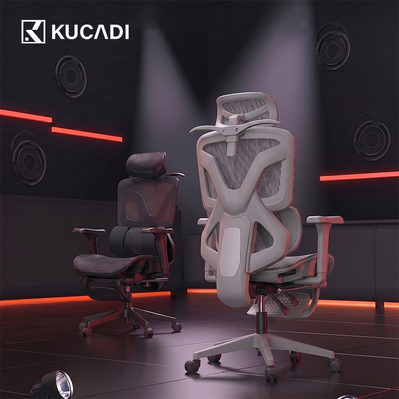 KUCADI เก้าอี้สุขภาพ Ergonomic Chair Office Chair COD ระบบรองรับหลังแบบ3โซน รับน้ำหนักได้ 200 กิโลกรัม