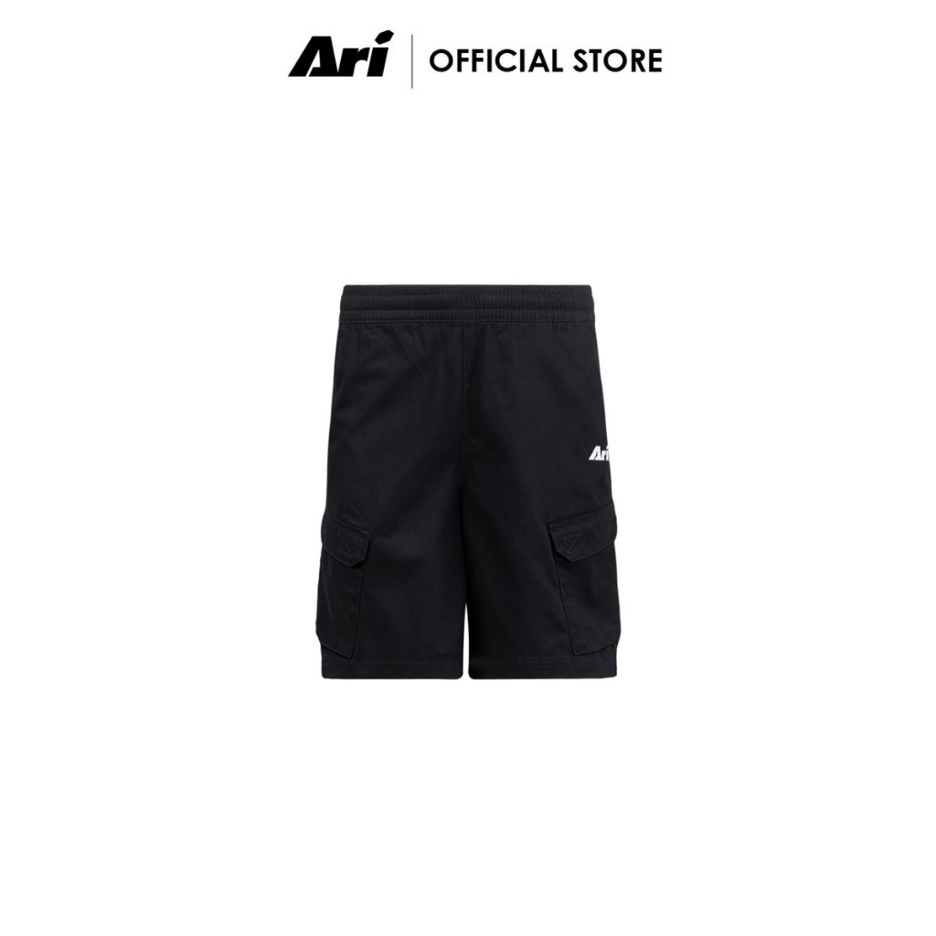 ARI ADEPT CARGO SHORTS - BLACK (AAP3275-01) กางเกงคาร์โก้ ขาสั้น อาริ  สีดำ