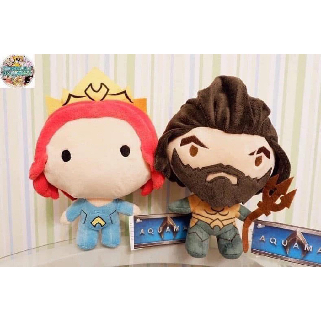 👑💦🌊คู่ตุ๊กตา Aquaman (Mera-Aquaman) จากDC, ลิขสิทธิ์แท้☑️⚓️🔱⚜️
