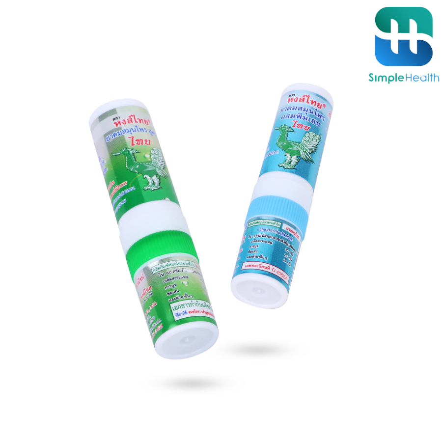 Simple Health TH ยาดมสมุนไพร หงส์ไทย 2in1 ใช้ดมและทา