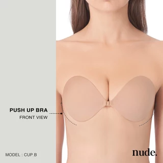 nude. บราปีกนก Extra Push Up กาวกันเหงื่อ ใช้ได้ถึง 20 ครั้ง เสื้อในดันนม เสื้อในดันทรง เก็บทรง