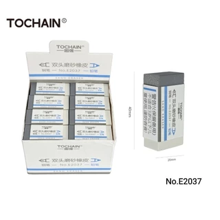 Tochain ยางลบ 2in1 "Ink & Pencil Eraser" No.E2037, E2028 ใช้ลบได้ทั้งดินสอและปากกาลูกลื่น (ราคา 1 ก้อน)