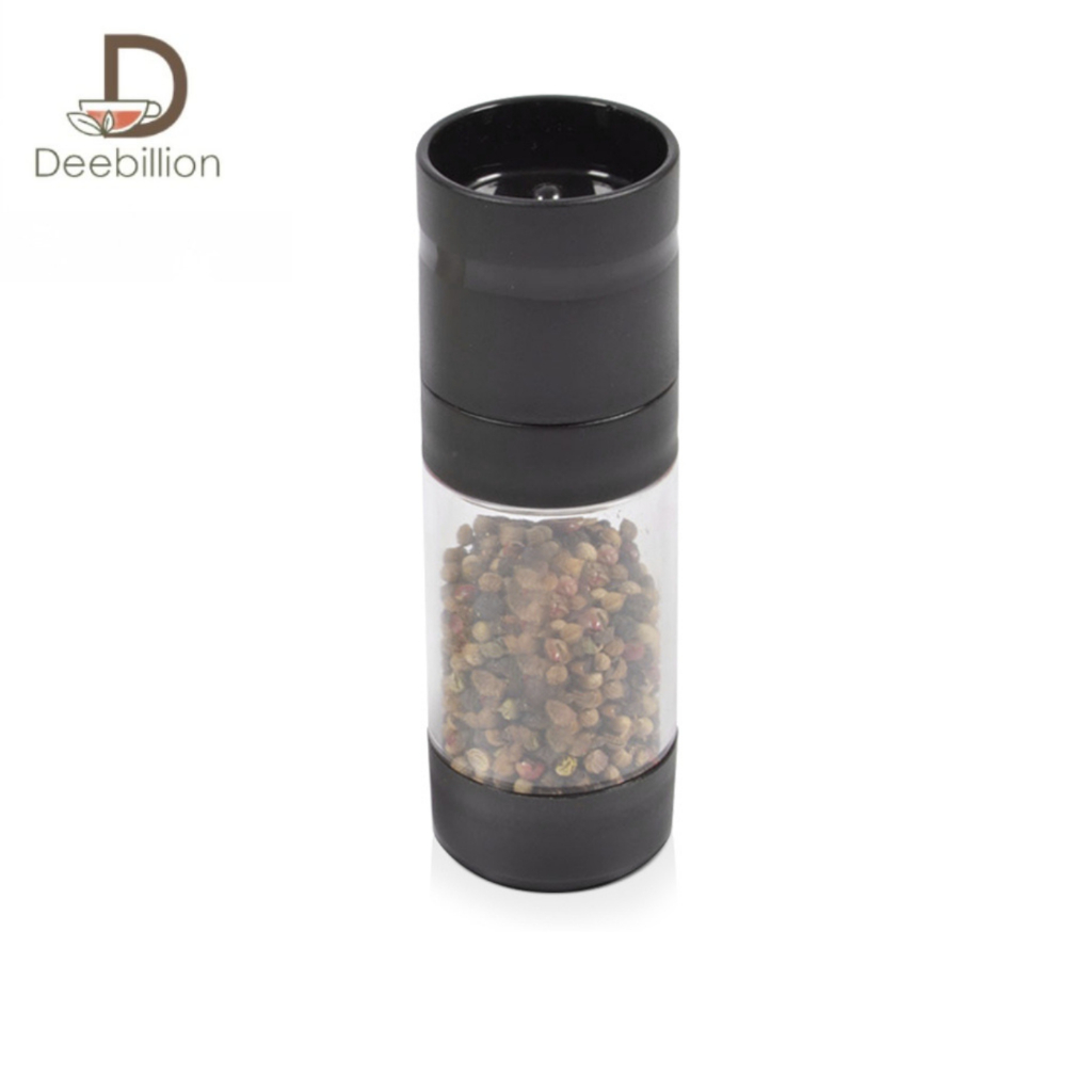เครื่องบดพริกไทย ที่บดเกลือเซรามิก ขวดใส่พริกไทย 50g Pepper Grinder ความจุมาก ใช้งานสะดวก Deebillion