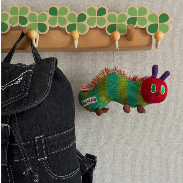 ⭐ นำเข้าจากญี่ปุ่น🇯🇵 พร้อมส่งในไทย The Very Hungry Caterpillar (DIY Keychain) งานสะสม พวงกุญแจน้องหน