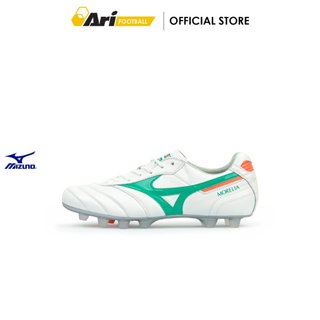MIZUNO MORELIA II JAPAN FG - WHITE (P1GA260135) รองเท้าฟุตบอล ผู้ชาย มิซูโน่ MORELIA II JAPAN FG สีขาว